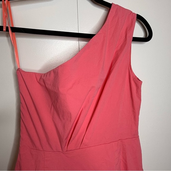 Derek Lam - Coral One Shoulder Puff Dress bubble hem mini dress RTR IT 38/ US 2 - Picture 12 of 14